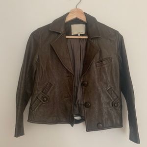 3.1 Phillip Lim distressed lamb leather jacket
